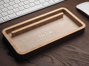 Schreibtisch-Organizer aus Holz 1850292